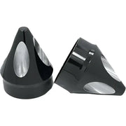 AXL-SPK-ANO Axle Nut Cover Spike Black 1" 