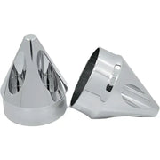 AXL-SPK-CH Axle Nut Cover Spike Chrome 1" 