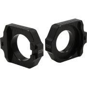 WORKS Axle Blocks Elite Ktm/Hus Black for Powersports