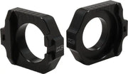 WORKS Axle Blocks Elite Ktm/Hus Black for Powersports