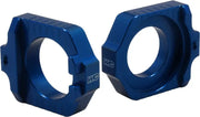 WORKS Axle Blocks Elite Ktm/Hus Blue for Powersports
