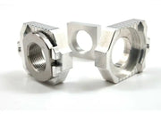 WORKS Axle Blocks Elite Ktm/Hus Silver