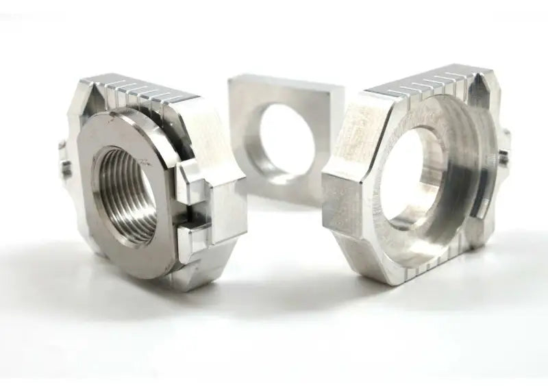 WORKS Axle Blocks Elite Ktm/Hus Silver