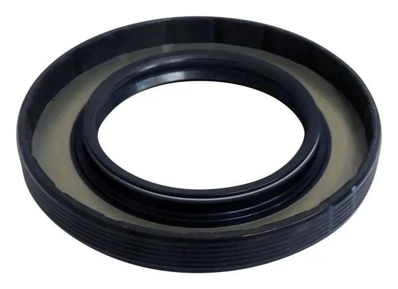 Black rubber axle tube seal for 195mm axle replacement, steel and rubber fit