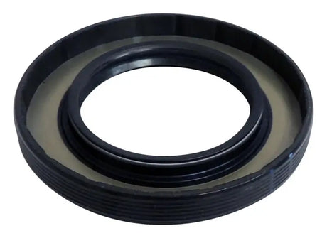 Black rubber axle tube seal for 195mm axle replacement, steel and rubber fit