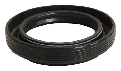 Black rubber axle tube seal OE replacement for 199mm axles, steel and rubber build
