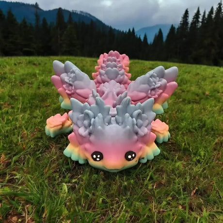 Axolotl | Dragon 3D Fidget Toy - Morphed 3D