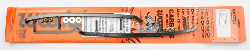 Black AY8-8800 Ace Runners for Yamaha snowmobiles with metal hardware and washers