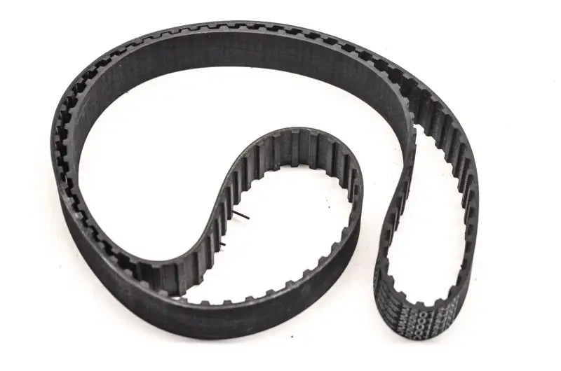 Black rubber timing belt with teeth for Melling Timing Belt B-071, perfect for timing needs