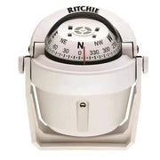B-51W Ritchie Navi Compass Brkt Mnt 2.75’ Dial Wht.