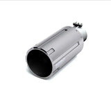 B00355 Maxway barrel cut 5’’ exhaust tip with brushed finish and Cerakote branding
