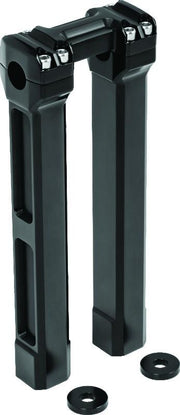 Kuryakyn 6131 Kuryakyn 12inch Billet Handlebar Risers Black - 6131
