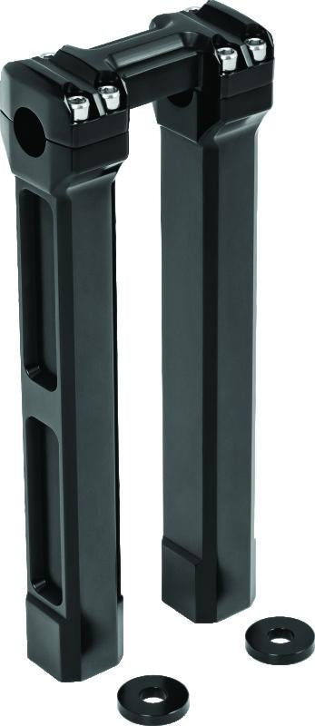 Kuryakyn 6131 Kuryakyn 12inch Billet Handlebar Risers Black - 6131