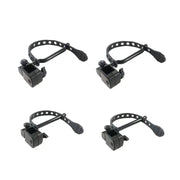 Black plastic fat ebike cradle clamp with strap and lock for Lets Go Aero V-Lectric kit