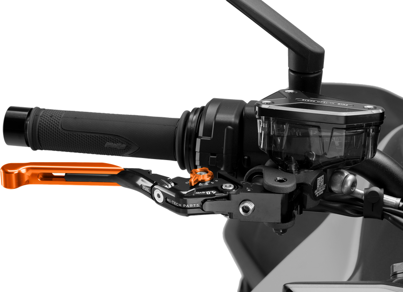 Puig Folding Brake Lever 414TNT - Orange 4.0 Fold Extend