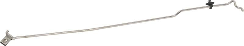Kentrol 30594 Kentrol 07-18 Jeep Wrangler JK Hood Prop Rod - Polished Silver
