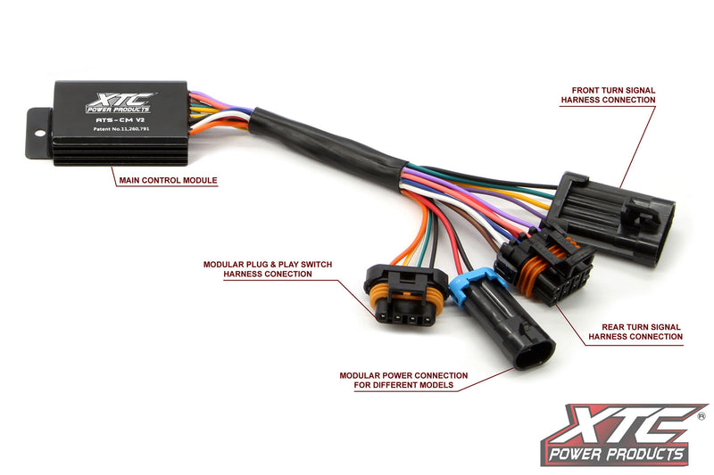 XTC Power Products Auto Turn Signal KIT W Illumination ATS-POL-XP16-DRL - Front Drl Lights