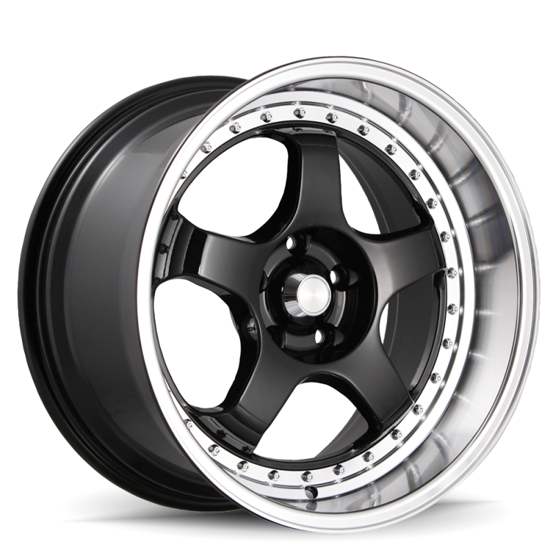 Konig SS98514225 Konig SSM 18x9 5x114.3 ET22 Gloss Black w/ Machined Lip