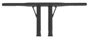 Dark gray metal shelf bracket for B12-5504TB Folsom Bar in Matte Black
