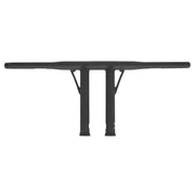 Dark gray metal shelf bracket for B12-5504TB Folsom Bar in Matte Black