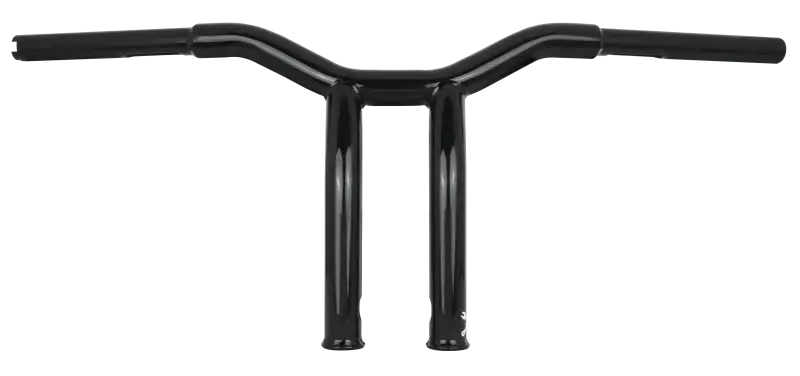 Black motorcycle handlebars for B12-6051B Dominator Raked Bar 10 inch Raked Bar