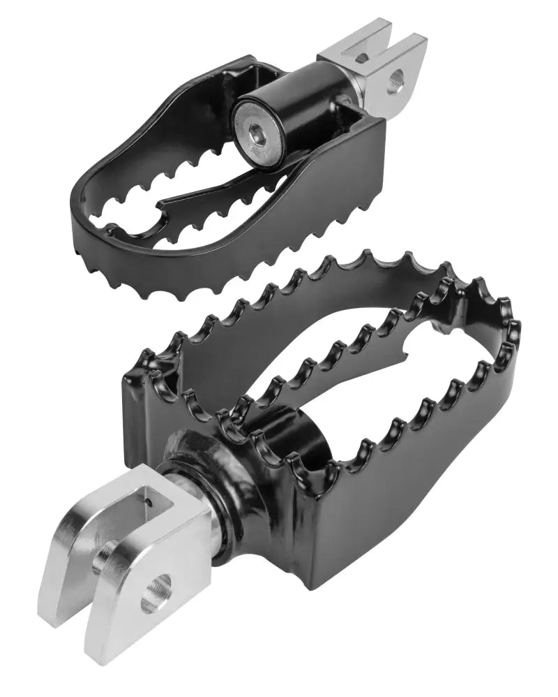 BURLY BRAND B13-1005B Mx Style Foot Pegs Tri Black