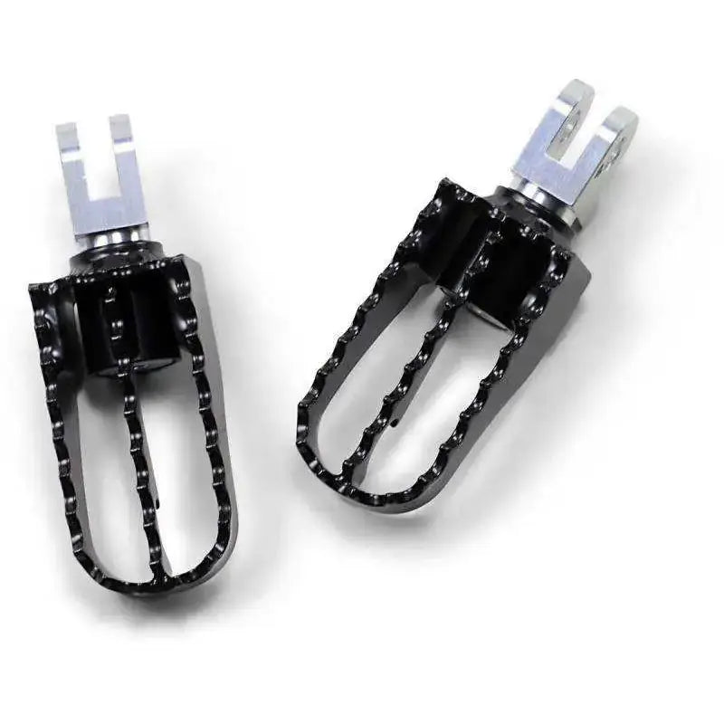 BURLY BRAND B13-1006B Mx Style Pass Foot Pegs Tri Black
