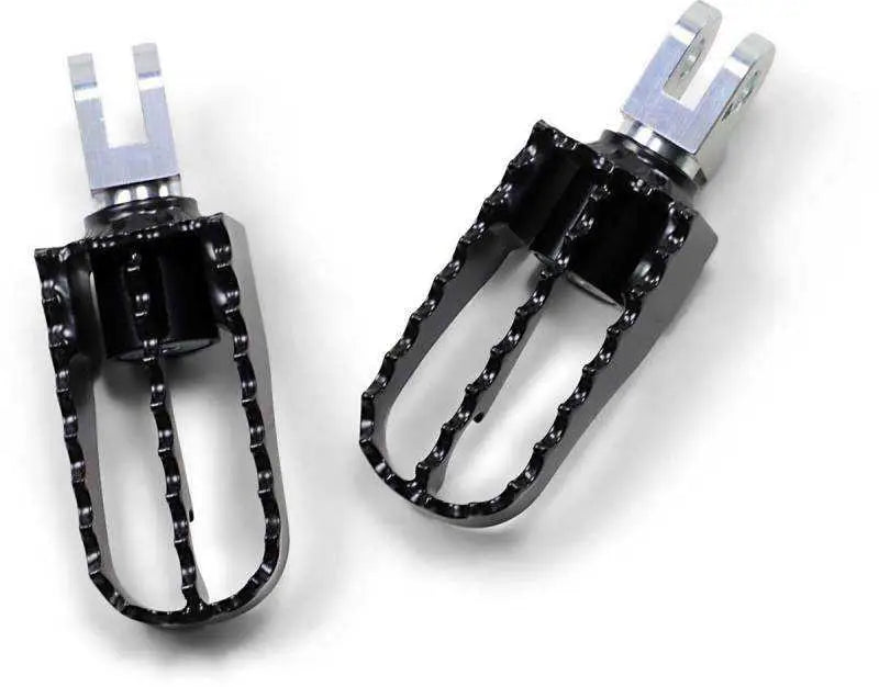BURLY BRAND B13-1006B Mx Style Pass Foot Pegs Tri Black