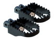B13-1200B Burly Brand Mx Style Style Foot Pegs Rider Black - RV and Auto Parts