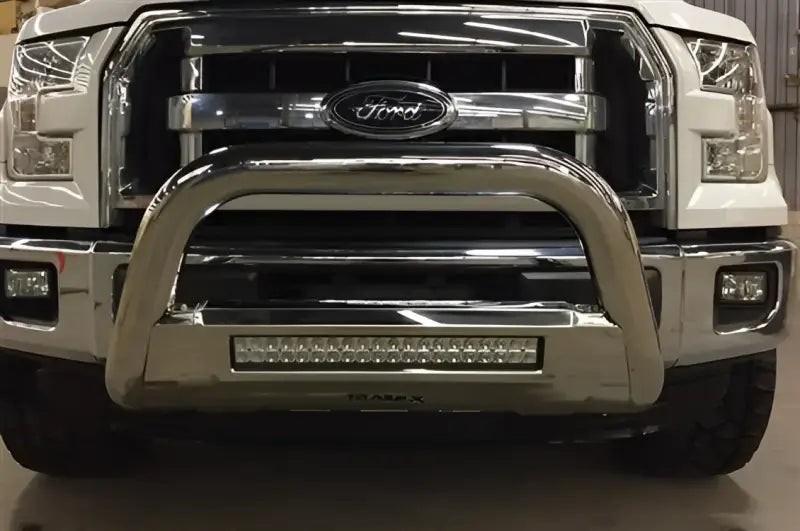 Chrome bull bar with LED light for B1603SKIT Trailfx 3.5 bull bar upgrade
