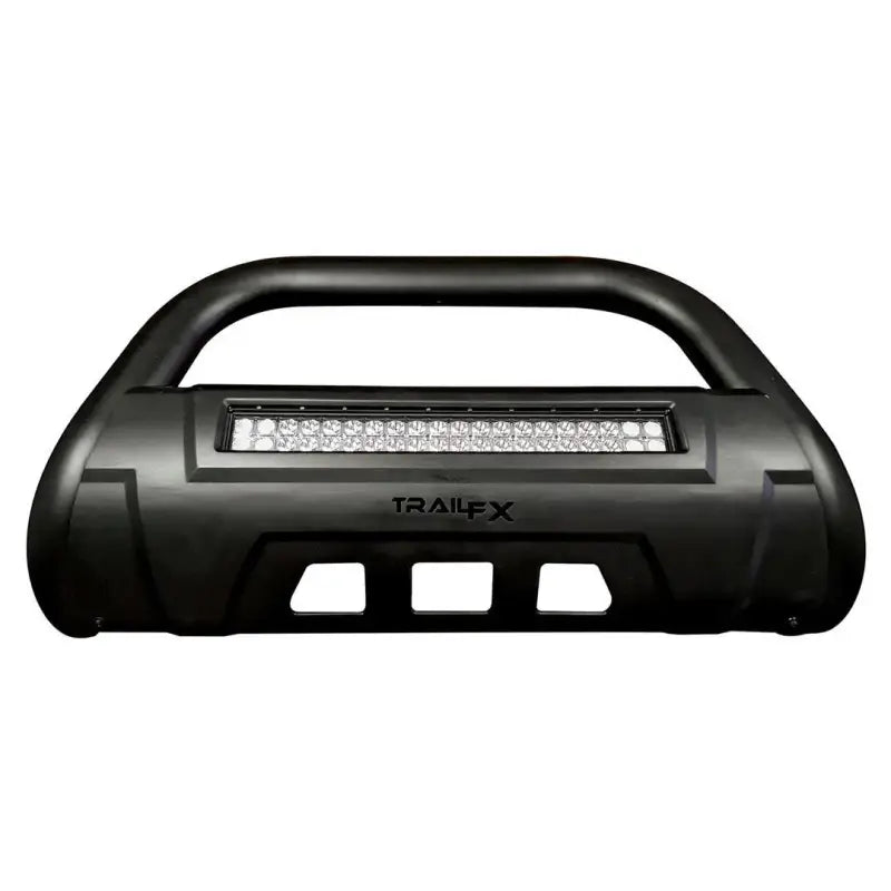 B1613T Trailfx 3.5’ Oval Bull Bar W. Light Op Blk