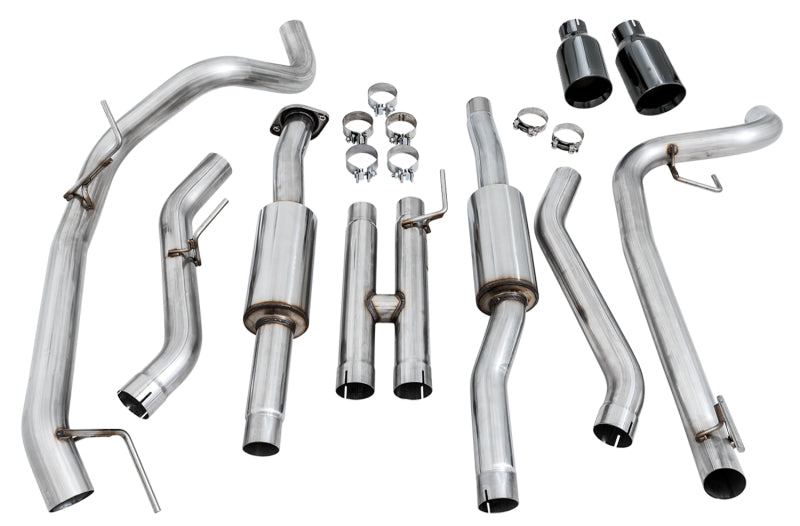 AWE Tuning 3015-33106 AWE Tuning 2017+ Ford Raptor 0 FG Performance Exhaust System - w/ Diamond Black Tips