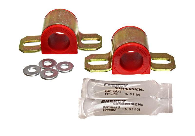 Energy Suspension 4.5198R Energy Suspension 2015 Ford Mustang 22mm Rear Sway Bar Bushings - Red