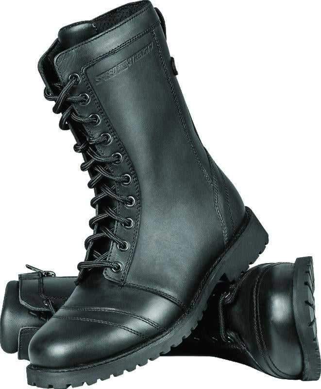 Speed and Strength 880478 Speed and Strength Fast Times Leather Boots Black Womens - 9 - 880478