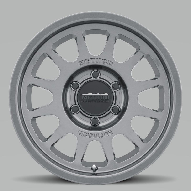 Method Wheels MR70378516800 Method MR703 17x8.5 0mm Offset 6x135 87mm CB Gloss Titanium Wheel