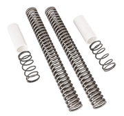 Metal coil springs with white plastic sleeves for B28-109 1 2 Drop Slammer Fork Kit M8 Softail