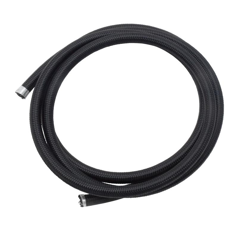 Russell 632125 Russell Performance -8 AN ProClassic II Black Hose (Pre-Packaged 10 Foot Roll) - 632125