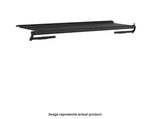 Black metal shelf with towel bars for B3106802FJ DLX Black Deluxe Sliding model