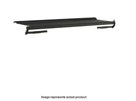 Black metal shelf with towel bars for B3106802FJ DLX Black Deluxe Sliding model