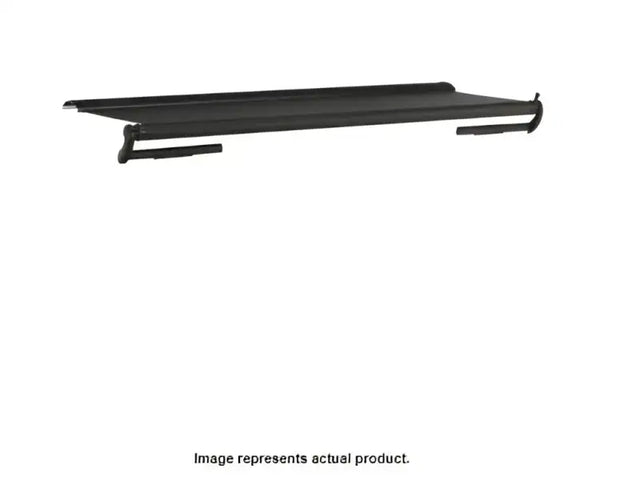 Black metal shelf with towel bars for B3106802FJ DLX Black Deluxe Sliding model