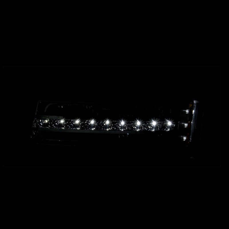 ANZO 511067 ANZO 2003-2006 Chevrolet Silverado 1500 LED Parking Lights Black w/ Amber Reflector