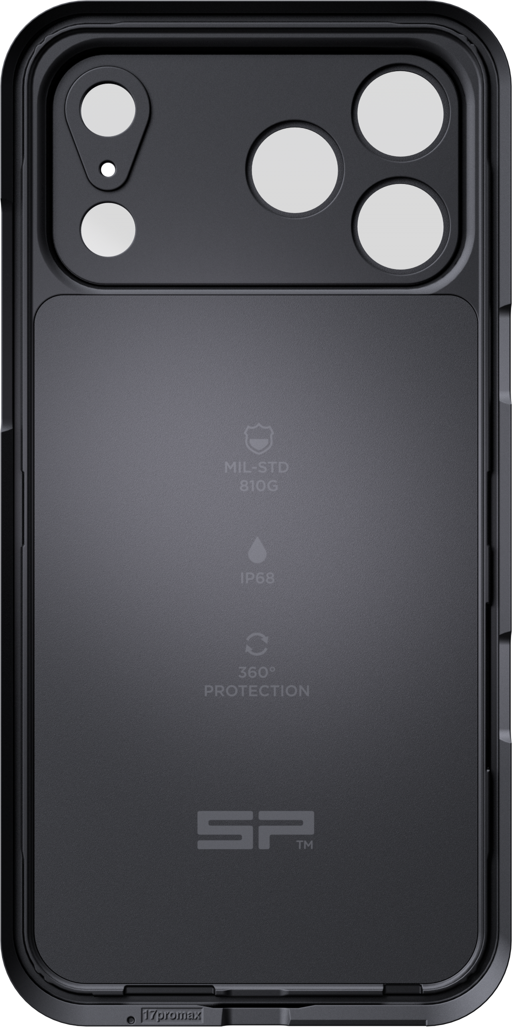 SP Connect Phone Case Xtreme SPC+ Accessories 52921 - Black Apple Iphone 17 Pro Max