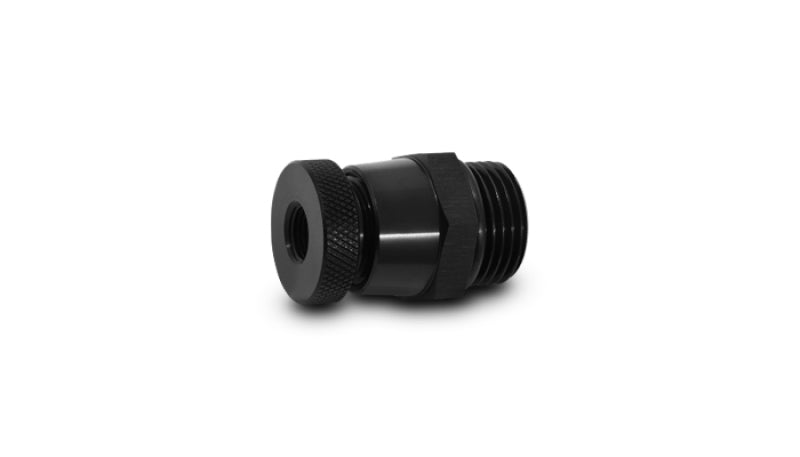Vibrant 12677 Vibrant 8 ORB to 1/8 NPT Aluminum Drain Valve - Black