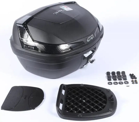 GIVI B47NTMLA Blade Top Case 47L with Smoke Lens, Monolock series, includes universal mounting hardware