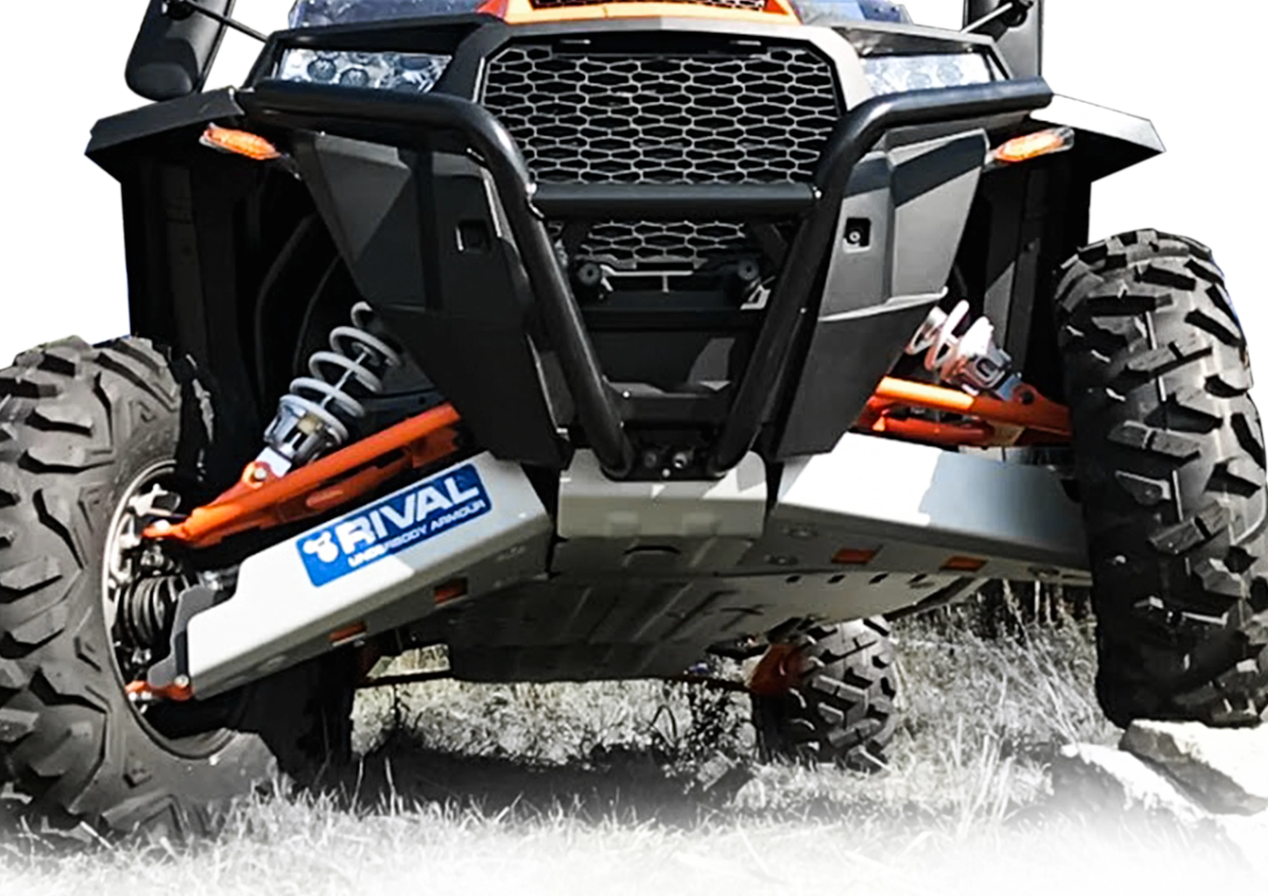 Rival Powersports USA Central Skid Plate Guards/Braces 2444.7489.1 - Alloy