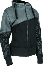 Speed and Strength 884446 Speed and Strength Cat Outa Hell Hoody Grey/Black Womens - 3XL