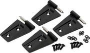 Kentrol 50575 Kentrol 07-18 Jeep Wrangler JK Door Hinge Set 4 Pieces 2 Door - Powdercoat Black