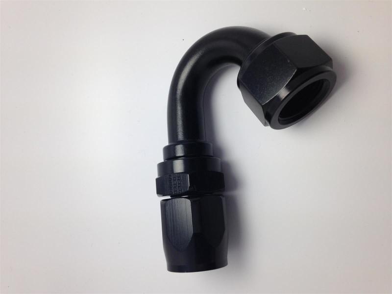 Fragola 231516-BL Fragola -16AN x 150 Degree Pro-Flow Hose End - Black