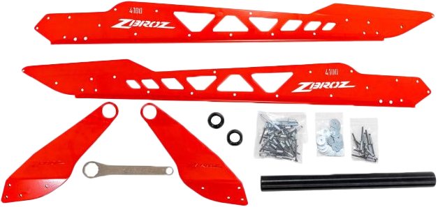 Zbroz Shredder Rear Bumper Body K40-0823565-02 - Red 4100 Series