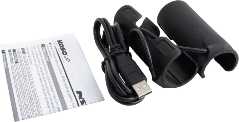X Claws Heated Grips Clip On Sleeve Usb Black